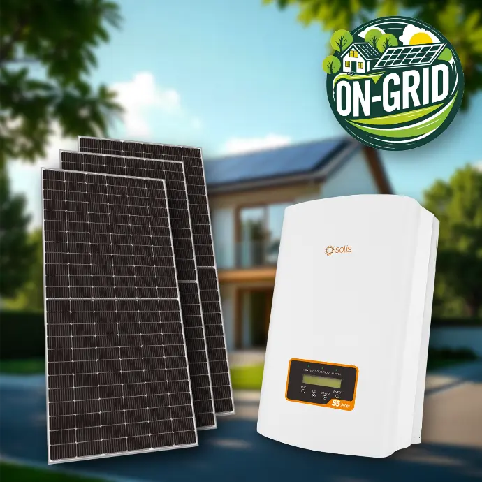 Kit Solar on-grid 5 KW